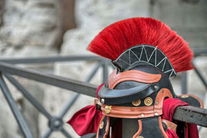 Roman centurion headgear